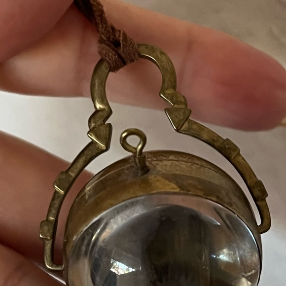 Steampunk magnifying orb watch, transparent, handwinding, very unique looking - Picture 8 of 10